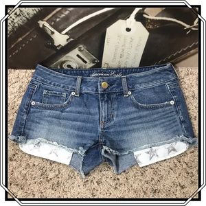 American Eagle Jean Shorts Size 4